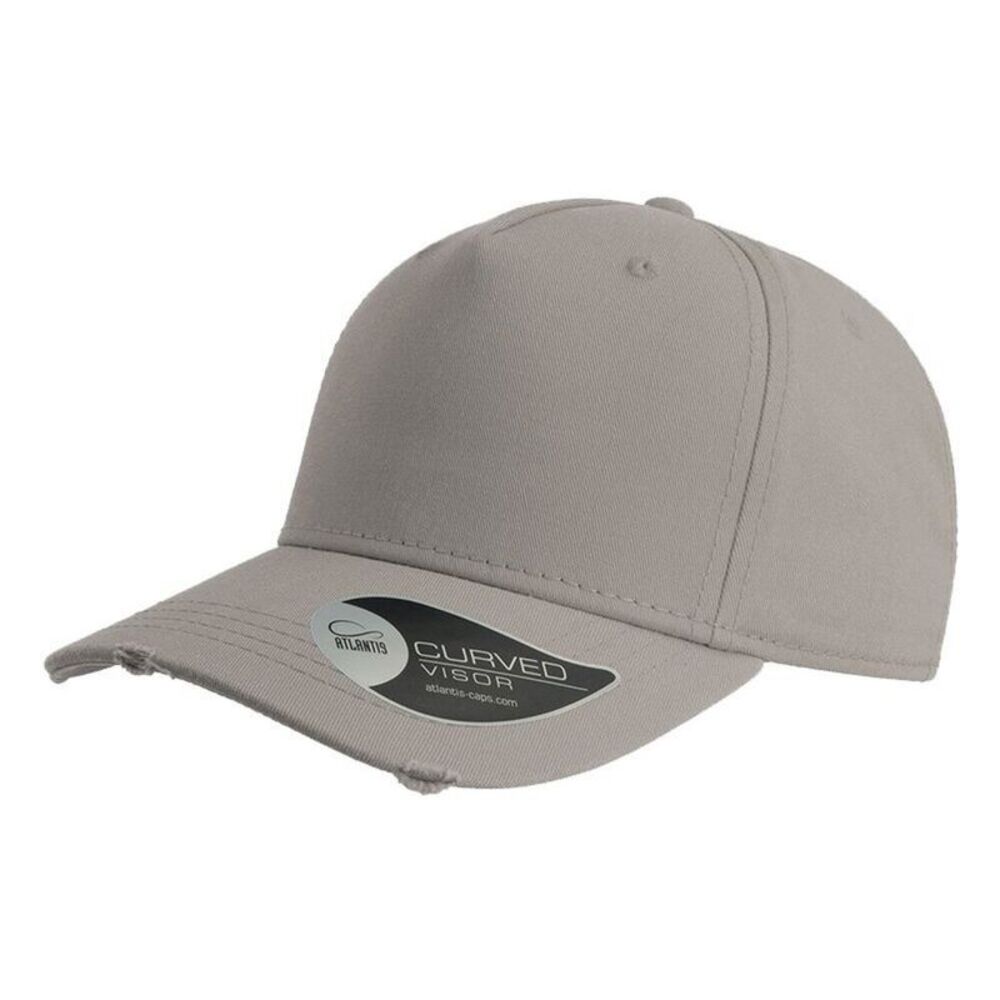 Atlantis Cargo Weathered Visor 5 Panel Cap / Gray
